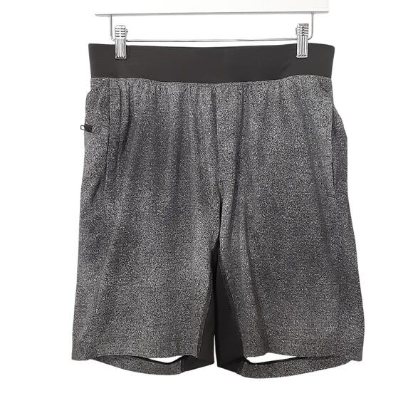 Lululemon T.H.E Short Luxtreme Liner 9” Athletic Shorts Gray Charcoal Mens M - Picture 2 of 11